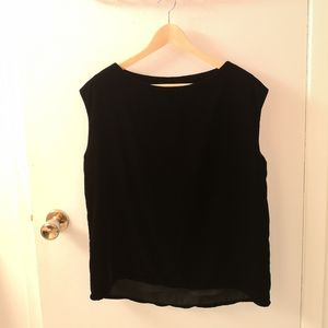 Cokluch - Black Velvet Top - Size S